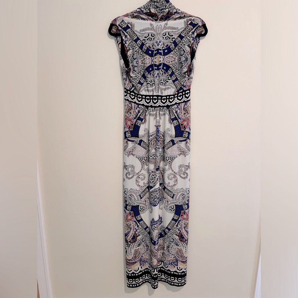Chicos Maxi Paisley Dress Sz0 - Picture 5 of 6